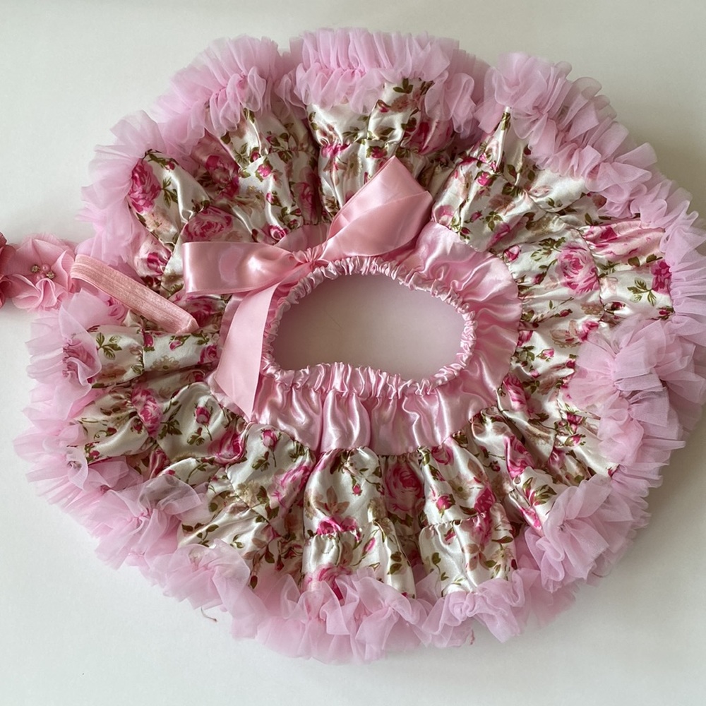 Infant Girls Tutu with headband